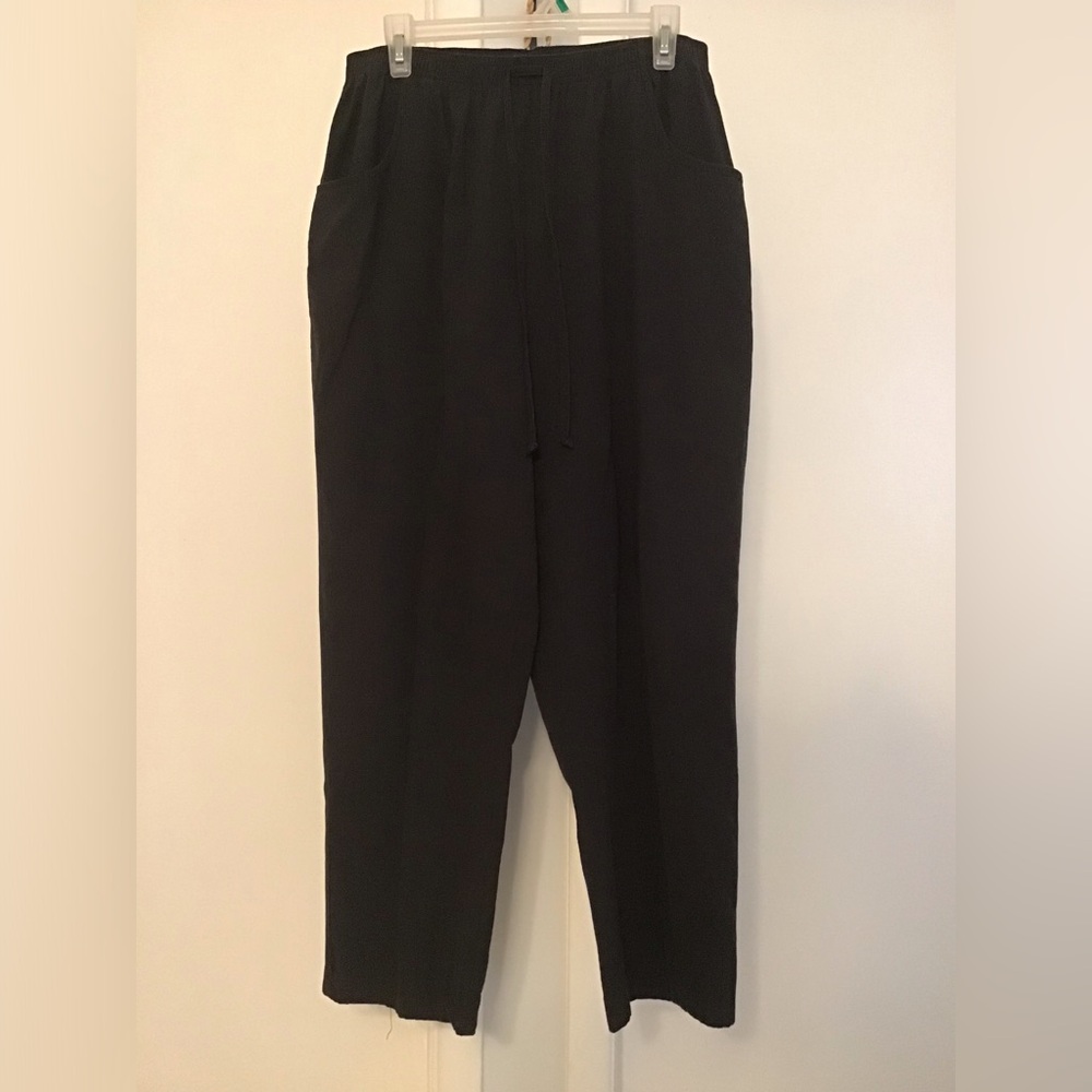 EUC black Jeno Neuman cotton polyester blend pants size large